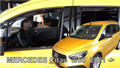 Ofuky oken Mercedes Citan 2021- (4 díly)