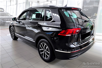 Zesílená ochranná lišta hrany kufru VW Tiguan 2016-2023 (matná)