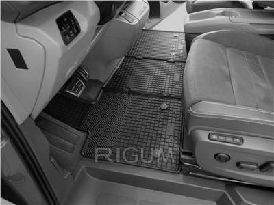 Gumové autokoberce VW Transporter T7 Multivan 2021- (2 místa)