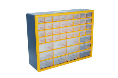 organizér plastový, 44 zásuvkový, HL3045