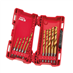 Sada vrtákov do kovu RED HEX HSS-G TiN O 10ks