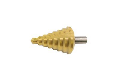 Stupňovitý vrták HSS-TiN, priemer 10,0 - 45,0 mm