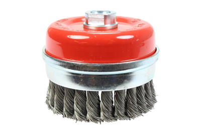 kotouč drátěný hrncový, copový, průměr 65 mm, závit M14