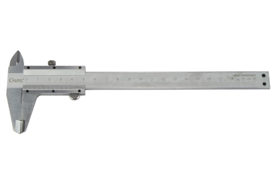 strmeň, posuvný, rozsah 0 - 150 mm, delenie 0,05 mm, INOX