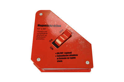 Pomocný magnet s prepínačom, pre uhly 45° - 90° - 135°, ťažná sila 12 kg