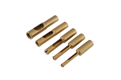 diamantové rúrkové vrtáky, priemer 5,0 - 12,0 mm, dĺžka 55 mm, sada 5 kusov