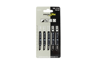 pilový plátek do přímočaré pily 2,5 mm - 10zubů / 25x75 mm, dřevo,PVC
