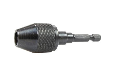 mini skľučovadlo pre vŕtačku, pre vrtáky 0,5 - 6 mm, 6-hranná stopka 1/4