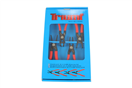 Triumf 100-06734 kliešte na poistné krúžky seger, osadené hroty, máčaná izolácia, sada 4 dielov