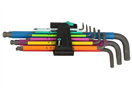 WERA 102-022089 klíče zástrčné Inbus 1,5 - 10 mm, Multicolor, s koulí, sada 9 dílů ,950 SPKL/9 SMN