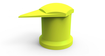 Indikátor povolení matic 30 mm horní, pro nákladní auta a autobusy, plast - Dustite LR