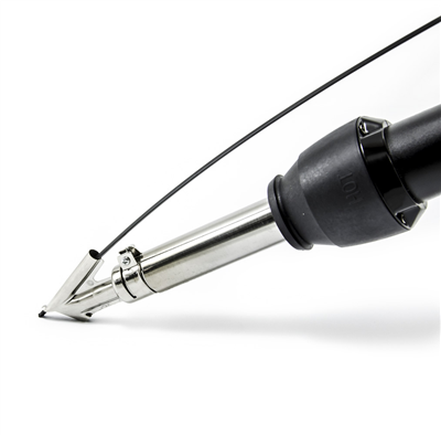 Zvárací drôt, plastový PE - 3 mm, okrúhly, čierny, 250 g