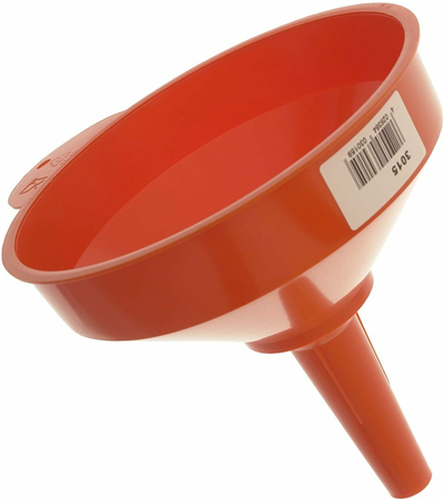 Plastový trychtýř - nálevka, bez sítka, průměr 150 mm, se závěsným očkem