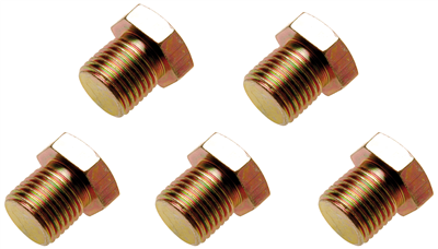 Zátky - výpustné šrouby olejových van M15x1,5 mm, sada 5 ks - BGS 126-SM15