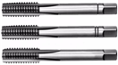 Bučovice Tools BU111-140 Závitník sadový Whitworth BSW 1/4, PN 8/3011, sada 3 ks