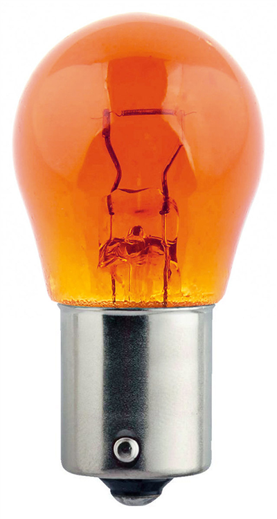 Halogénové žiarovký PY21W BA15s 24V 21W AMBER 10ks