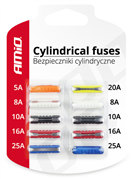 Amio 01137(MS22) Autopoistky 10ks blister cylindrické