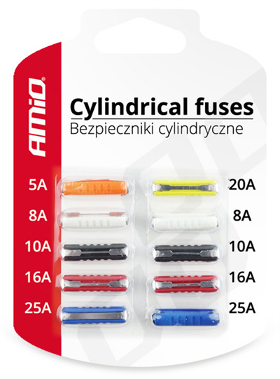 Autopoistky 10ks blister cylindrické