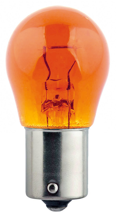 Halogénové žiarovky PY21W BAU15s 12V 21W AMBER