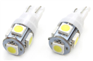 Amio 01284 LED žiarovky STANDARD T10 W5W 5xSMD 5050 12V