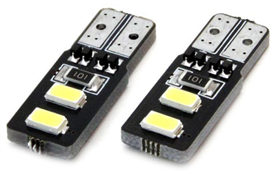 LED žiarovky CANBUS 4SMD 5730 T10 (W5W) White