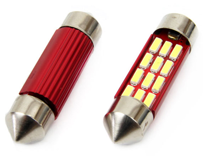LED žiarovky CANBUS 4014 16SMD Festoon C5W C10W C3W 39mm White 12V/24V