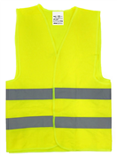 Amio 01734 Reflexná vesta XXL žltá s certifikátom AMiO-01734