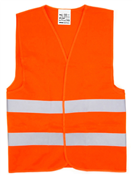 Amio 01735 Reflexná vesta XL oranžová s certifikátom AMiO-01735
