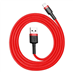 DATOVÝ KABEL USB / LIGHTNING, CAFULE, 200 cm, 1,5 A, ČERVENÝ