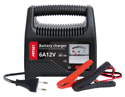 Nabíjačka auto/moto batérií 6A, 12V AMiO SBC-6A