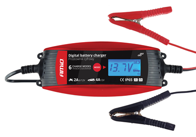 Digitálna nabíjačka auto/moto 6V/12V - 2A/4A - DVL DBC-4A AMiO 02088