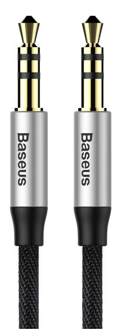 AUDIO KABEL 3,5 mm JACK, AUX, YIVEN, 150 cm, ČERNÝ