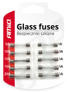 Amio 02215(MS24) Sklenené poistky 10 ks