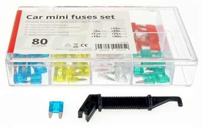 Autopoistky MINI púzdro 80 ks MIX