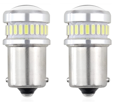 LED žiarovky CANBUS 3014 24SMD + 3030 6SMD 1156 BA15S P21W R10W R5W White 12V/24V