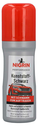 Nigrin 20410 KUNSTSTOFF-SCHWARZ 75 ml - barvící a ochranná čerň