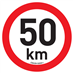 SAMOLEPKA OMEZENÍ RYCHLOSTI 50 km/h, průměr 20 cm