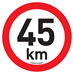 SAMOLEPKA OMEZENÍ RYCHLOSTI 45 km/h, průměr 20 cm