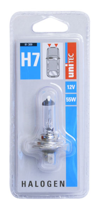 ŽÁROVKA 12 V, H7, 55 W, HALOGEN