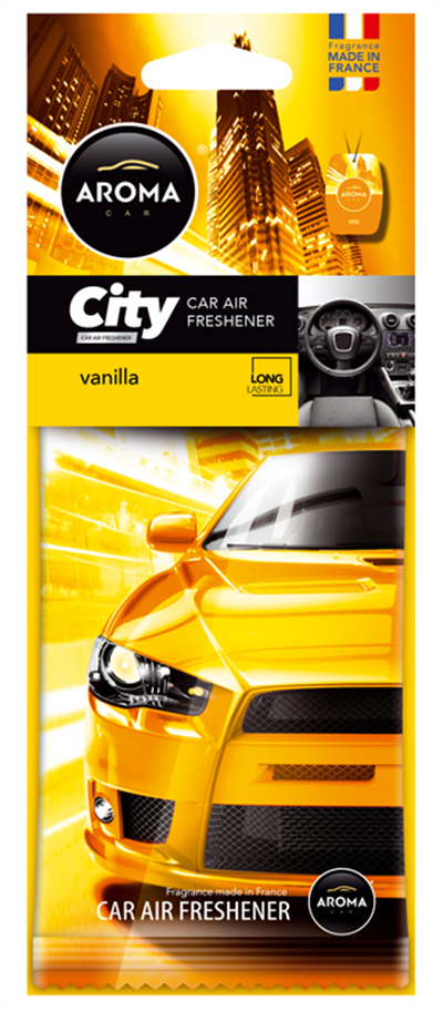 Osviežovač vzduchu AROMA CAR CITY CARD VANILLA