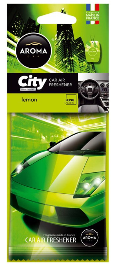 Osviežovač vzduchu AROMA CAR CITY CARD LEMON