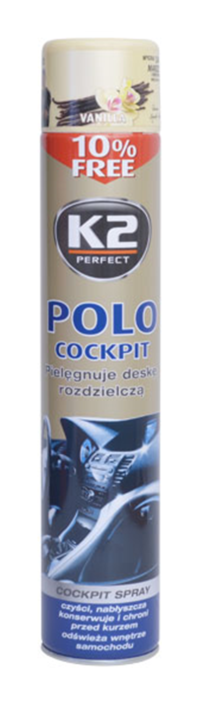 POLO COCKPIT 750 ml VANILLA - ochrana vnitřních plastů