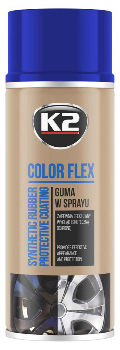 K2 COLOR FLEX 400 ml MODRÁ - ochranný nátěr ze syntetického kaučuku