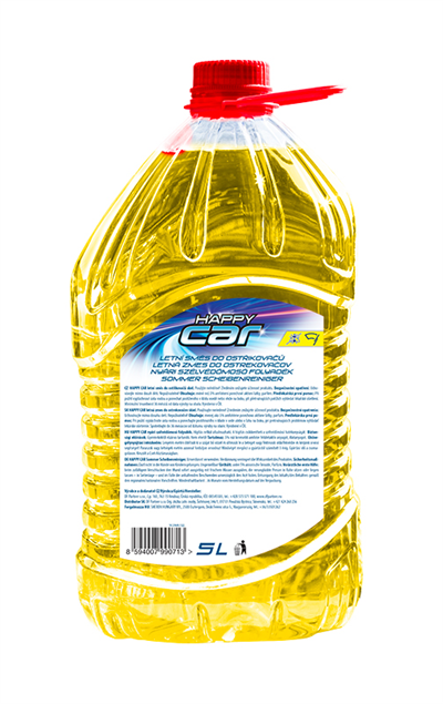 Letná kvapalina do ostrekovačov - 5L