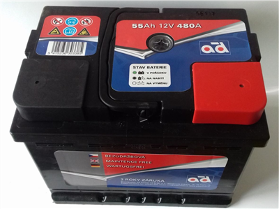 Baterie AD 55Ah 480A
