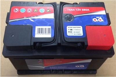 Baterie AD 75Ah 680A