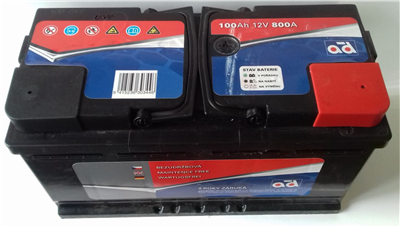 Baterie AD 100Ah 800A