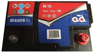 Baterie AD 80Ah 740A P START