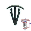 ROMIX 10134 Příchytka izolace motorového prostoru