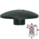 ROMIX 10908 Šroubovací příchytka čalounění kufru